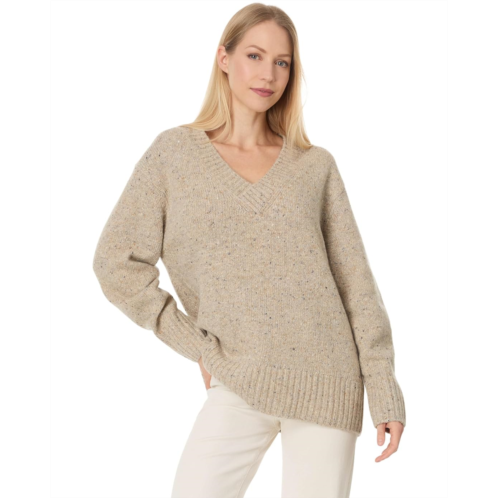 Womens Faherty Driftwood Donegal Sweater