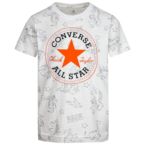 Converse Kids Short Sleeve Dino T-Shirt (Little Kids)