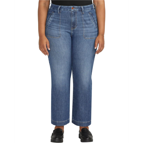 Womens Jag Jeans Plus Size Sophia High-Rise Wide Leg Jeans