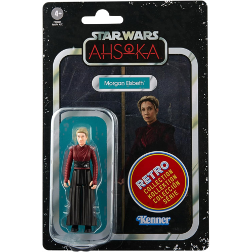 STAR WARS Retro Collection Morgan Elsbeth, Ahsoka 3.75-Inch Collectible Action Figures, Ages 4 and Up