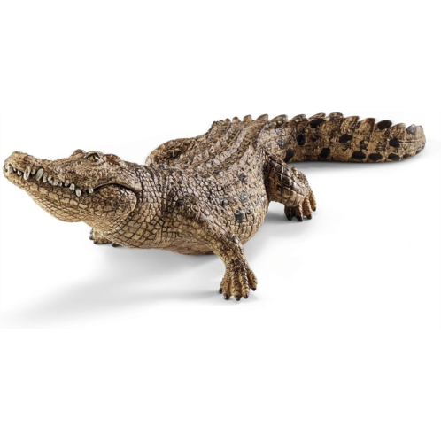 Schleich Wild Life, Realistic Wild Animal Toy For Boys and Girls, Crocodile Toy Figurine with Movable Jaw, Ages 3+