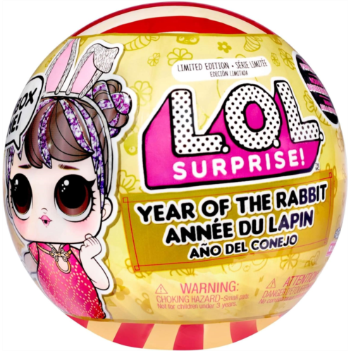 L.O.L. Surprise! Year of The Rabbit Doll Good Luck Sweetie- with Collectible Doll, 7 Surprises, Limited Edition Doll, Accessories, Pet, Lunar New Year Theme- Great Gift for Girls A