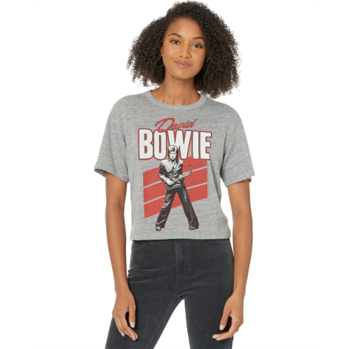 Chaser Bowie Tri-Blend Jersey Boxy Short Sleeve Crop Tee