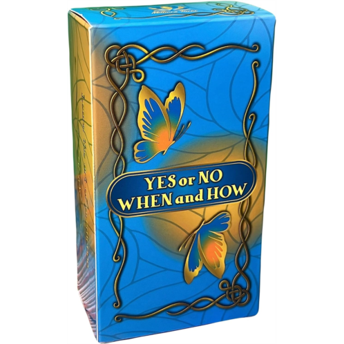 Milliana Riche Yes or No When and How 2 Decks of Oracle Cards, 100 Oracle Cards for Tarot Reading, Fortune Telling Cards, Inspirational Messages, Icebreaker Cards, Fun Party Game