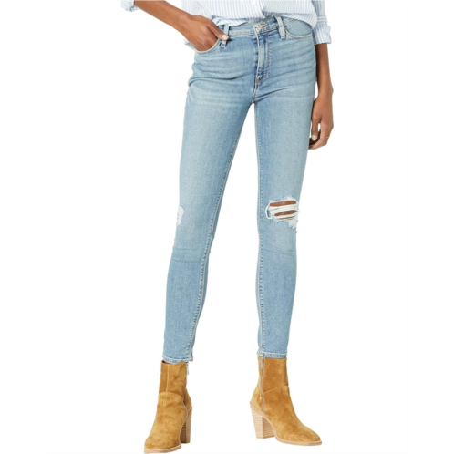 Hudson Jeans Nico Mid-Rise Super Skinny Ankle in Heart of Glass