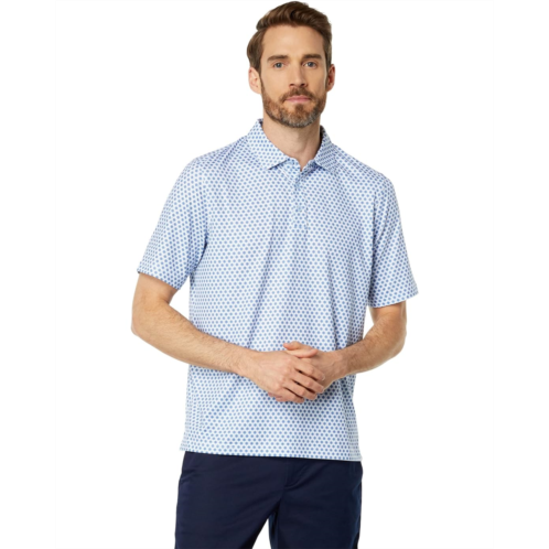 Mens Johnston & Murphy XC4 Performance Dotted Circle Polo