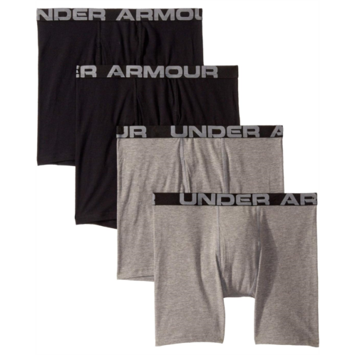 Under Armour Kids 4-Pack Core Cotton Boxer Set (Big Kids)