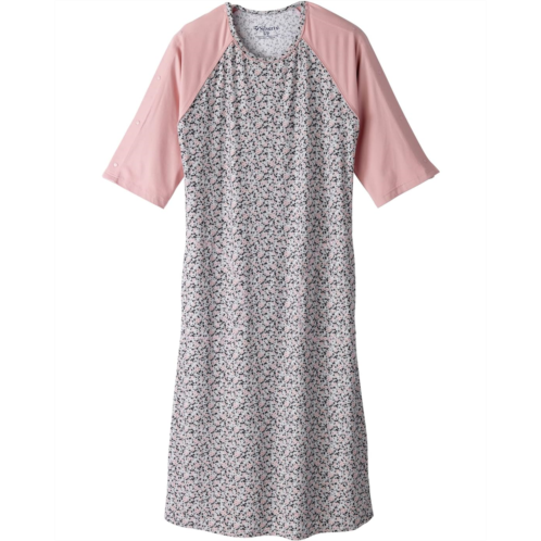 Silverts 616 Side Snaps Recovery Nightgown
