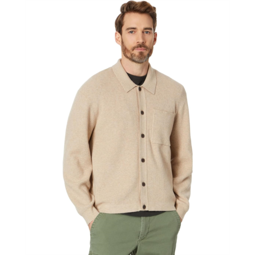 Madewell Button-Up Long-Sleeve Sweater Shirt