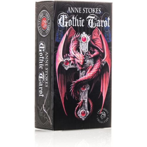 Heraclio Fournier Anne Stokes Gothic Tarot, Black