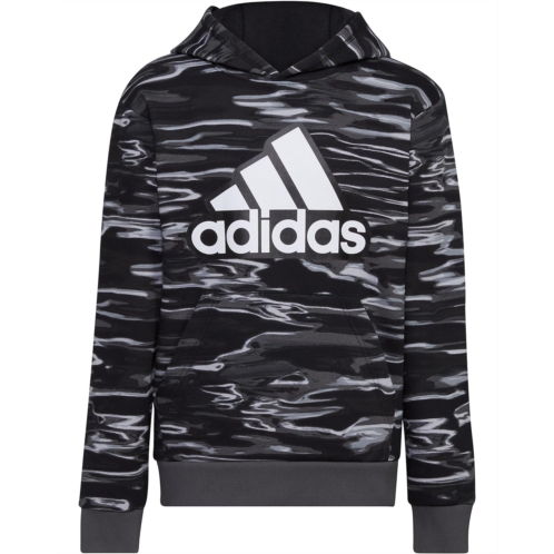 Adidas Kids All Over Print Liquid Camo Hooded Pullover (Toddler/Little Kids)