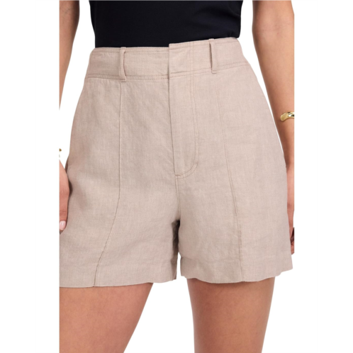 Womens Madewell Linen Trouser Shorts
