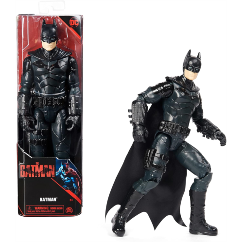 DC Comics, Batman 12-inch Action Figure, The Batman Movie Collectible Kids Toys for Boys and Girls Ages 3 and up