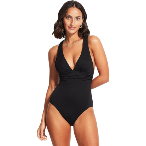 Seafolly Collective Cross-Back One-Piece