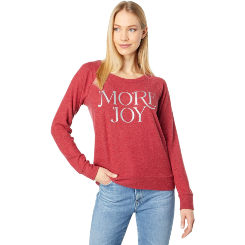 Chaser More Joy Sustainable Bliss Knit Long Sleeve Raglan Pullover