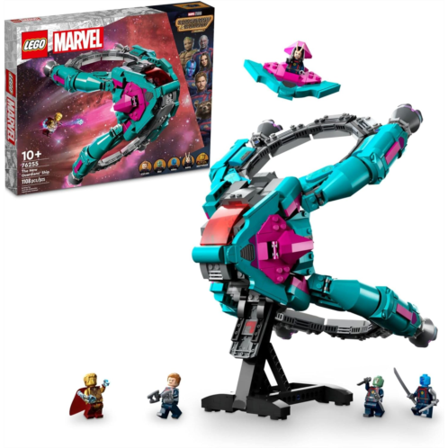 Lego Marvel The New Guardians Ship 76255, Spaceship Building Toy with 5 Minifigures, Collectible Model from Guardians of The Galaxy 3, Displayable Super Hero Gift Idea for Kids an