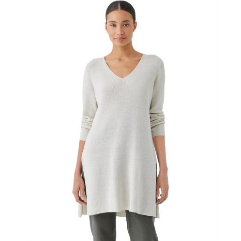 Womens Eileen Fisher V-Neck Tunic