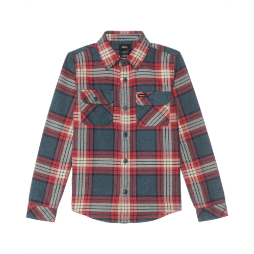 RVCA Kids Thatll Work Flannel Long Sleeve (Big Kids)