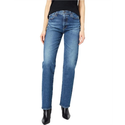 AG Jeans Alexxis High-Rise Vintage Straight in 14 Years Mentor