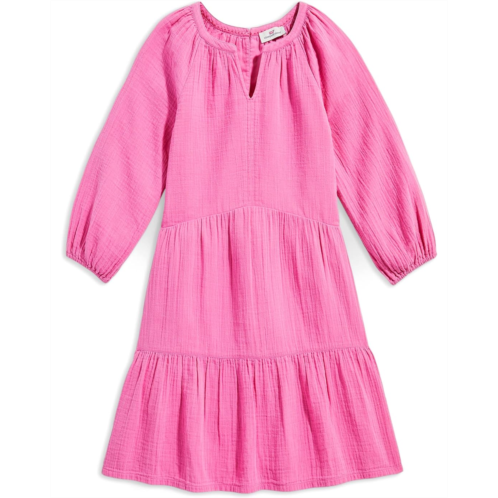 Vineyard Vines Kids Tiered Double Gauze Dress (Toddler/Little Kids/Big Kids)