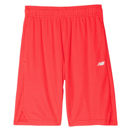 New Balance Kids Performance Honeycomb Mesh Shorts (Big Kids)