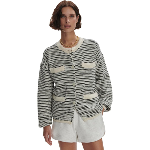 Womens Varley Tidewell Textured Knit Jacket
