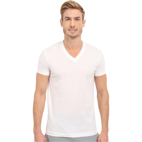 Mens 2(X)IST Pima Cotton Short Sleeve V-Neck