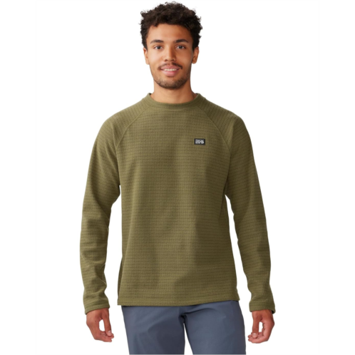 Mens Mountain Hardwear Summit Grid Long Sleeve Crew