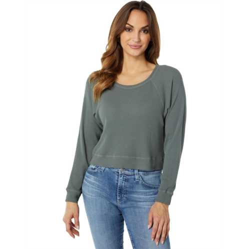 Bobi Los Angeles Slouchy Raglan Long Sleeve in Modal Thermal