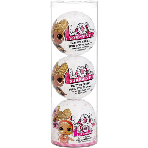 L.O.L. Surprise! Glitter Series Style 1 Dolls- 3 Pack, Each with 7 Surprises Including Outfits Accessories, Re-Released Collectible Gift for Kids, Toys for Girls and Boys Ages 4 5