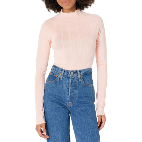 Free People Wide Eyed Mock Neck