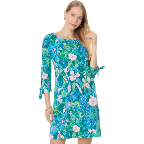 Womens Lilly Pulitzer Lidia 3/4 Sleeve Boatneck Dress
