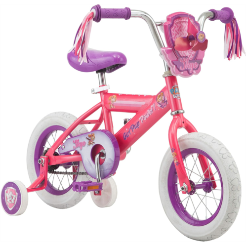 Nickelodeon Paw Patrol Kids Bike, for Boys and Girls Ages 2 Year and Up, 12-16 Inch Wheels Options, Steel Frame, Training Wheels Included, Kid to Toddler Bike