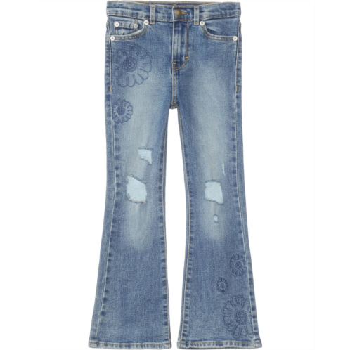 Levi  s Kids High-Rise Embroidered Flare Jeans (Little Kid)