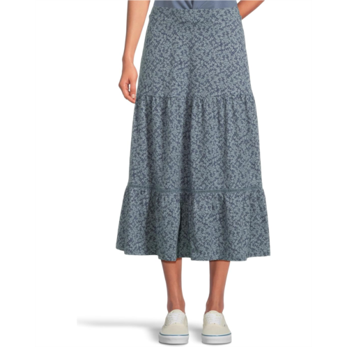 Womens Toad&Co Marigold Tiered Midi Skirt
