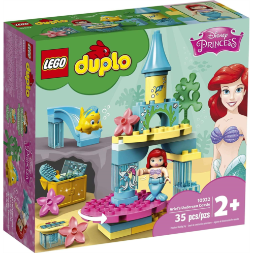 LEGO DUPLO Disney Ariels Undersea Castle 10922 Imaginative Building Toy for Kids; Ariel and Flounders Princess Castle Playset Under The Sea (35 Pieces)