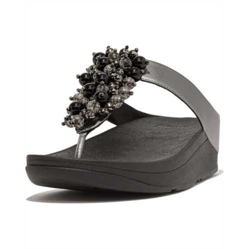 Womens FitFlop Fino Bauble-Bead Toe-Post Sandals