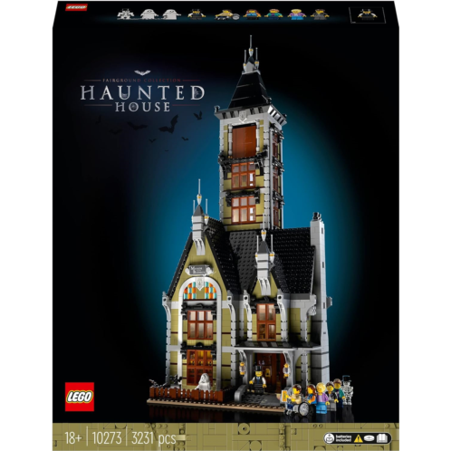 LEGO 10273 Icons Haunted House of The Fair, Building Set for Adults with Mini Ghost Figures and Piano, Decoration, Gift Idea