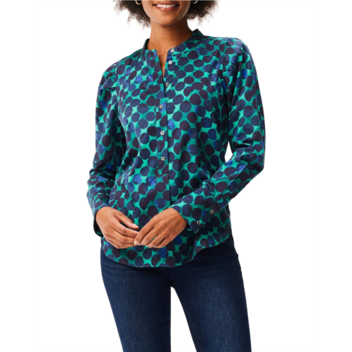 Womens NIC+ZOE Ocean Dot Top