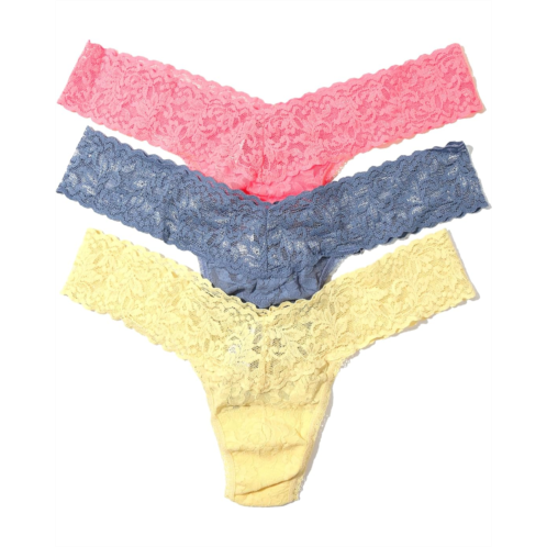 Womens Hanky Panky Signature Lace Original Rise Thong 3-Pack