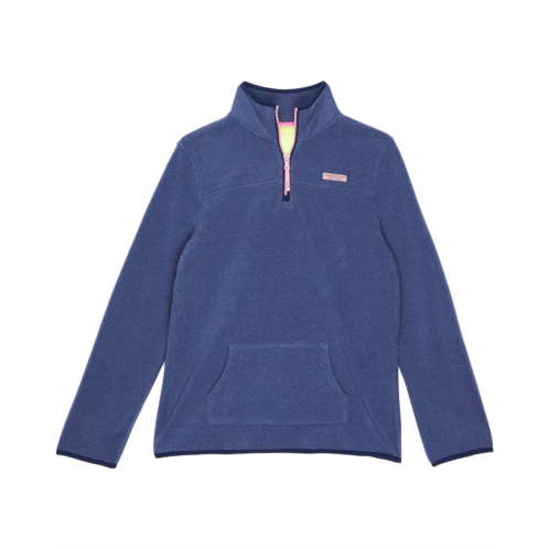 Vineyard Vines Kids Harbor Fleece Glow 1/2 Zip (Toddler/Little Kids/Big Kids)