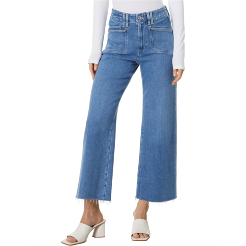 Womens Paige Anessa Set In Pockets Raw Hem in Sunnie Distressed