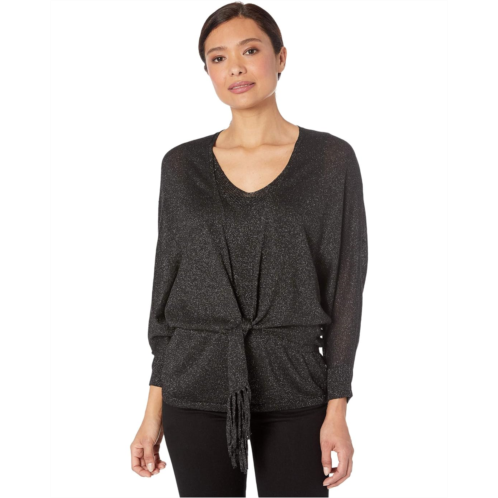 NICZOE Gleaming Tie Cardigan