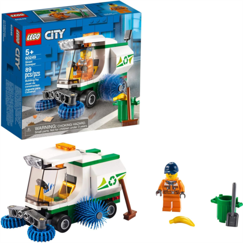 LEGO City Street Sweeper 60249 Construction Toy, Cool Building Toy for Kids (89 Pieces)