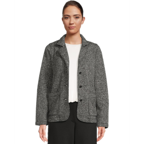 Womens Eileen Fisher Stand Collar Jacket