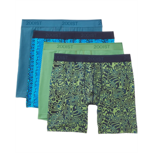 Mens 2(X)IST Essential Stretch 3+1 4-Pack Boxer Brief