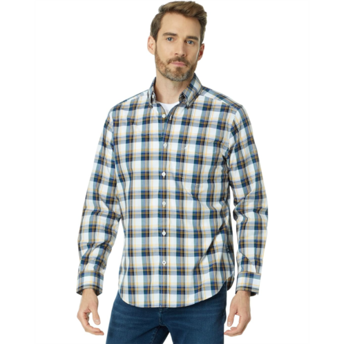 Nautica Wrinkle-Resistant Plaid Wear To Work Shirt