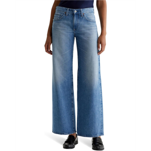 Womens AG Jeans Adria Low Rise Baggy Wide Leg in Stockholm