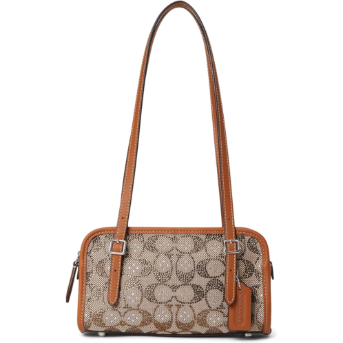 COACH Swing Zip Bag 20 In Crystal Signature Jacquard