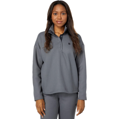 Womens Burton Amora Waffle Mock Neck Sweater